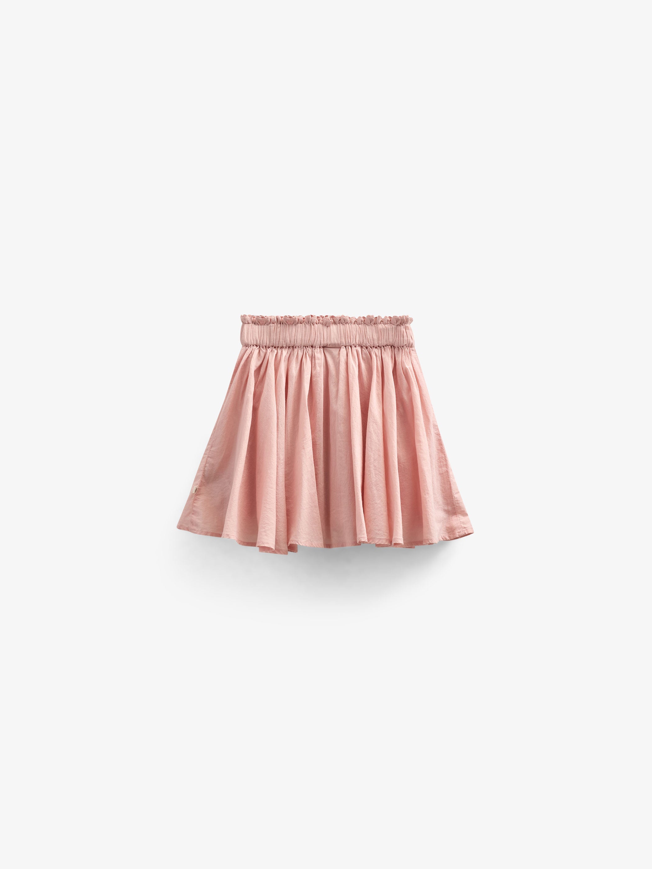 Baumwollrock mit Zick Zack Rüsche - Kids - Rose Tan | 101037 Alma