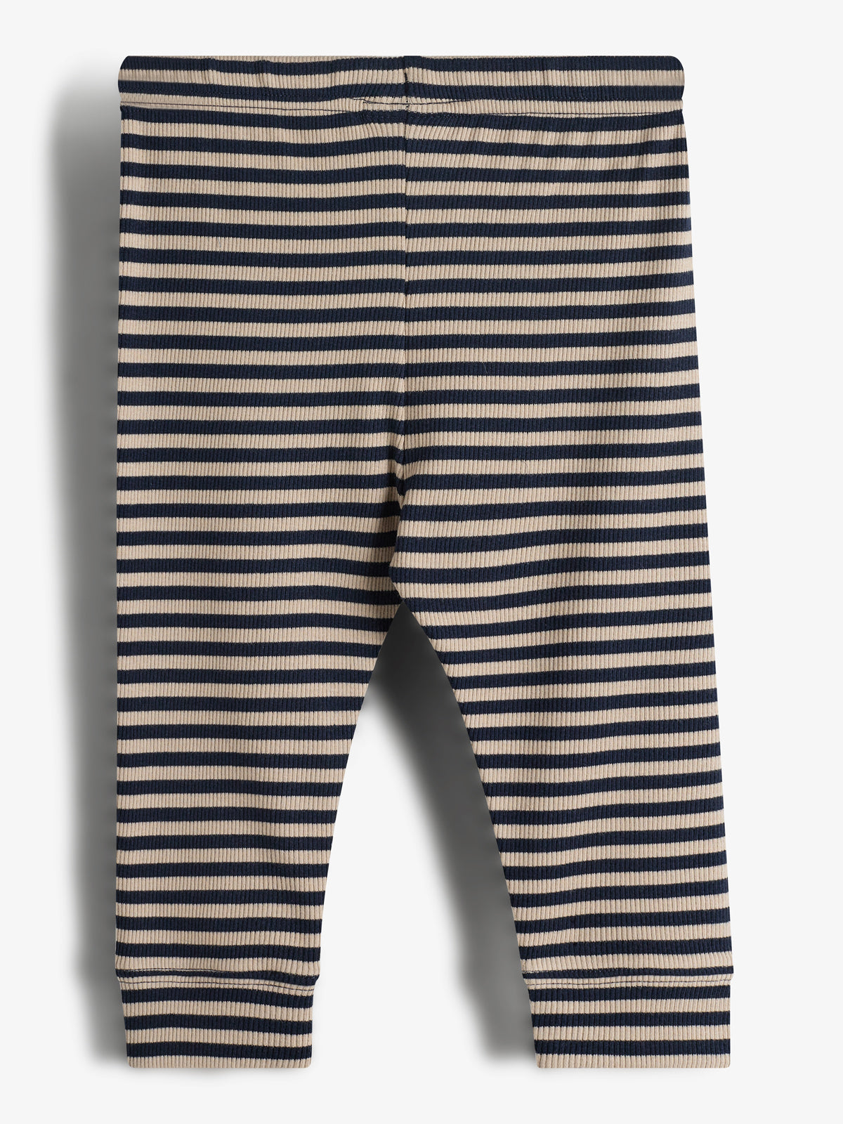 Gestreifte Basic-Rib-Hose - Little - Navy/Beige