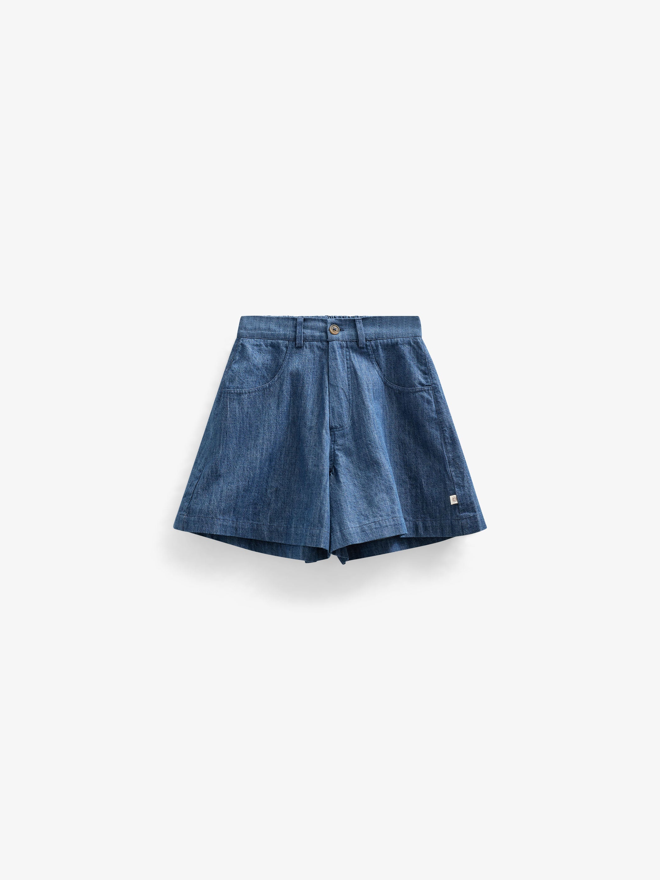 Ausgestellte leichte Denim-Shorts - Tween - Blue Denim | 101084 Isabella