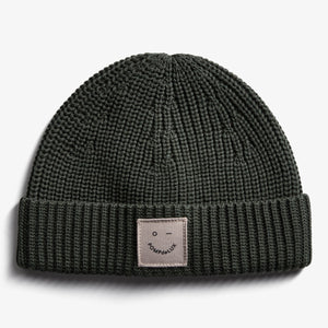 Rippenstrick-Mütze - Little - Dark Green