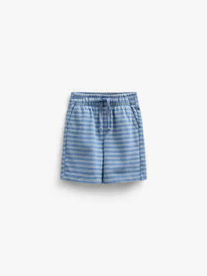 Gestreifte Jersey Shorts - Kids - Dusty Blue | 101183 Otto