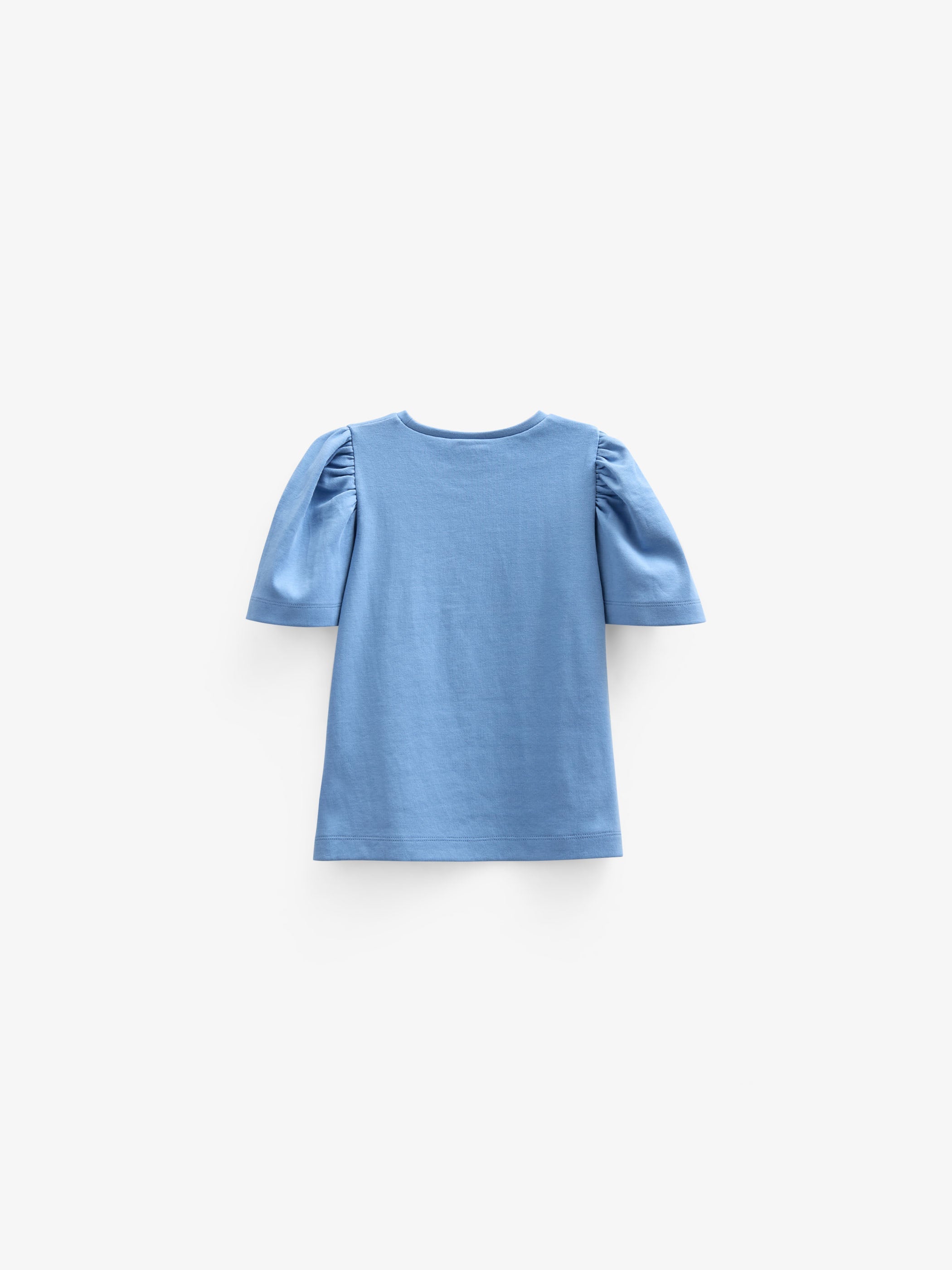 T-Shirt mit Stickerei - Kids - Dusty Blue | 101237 Amanda
