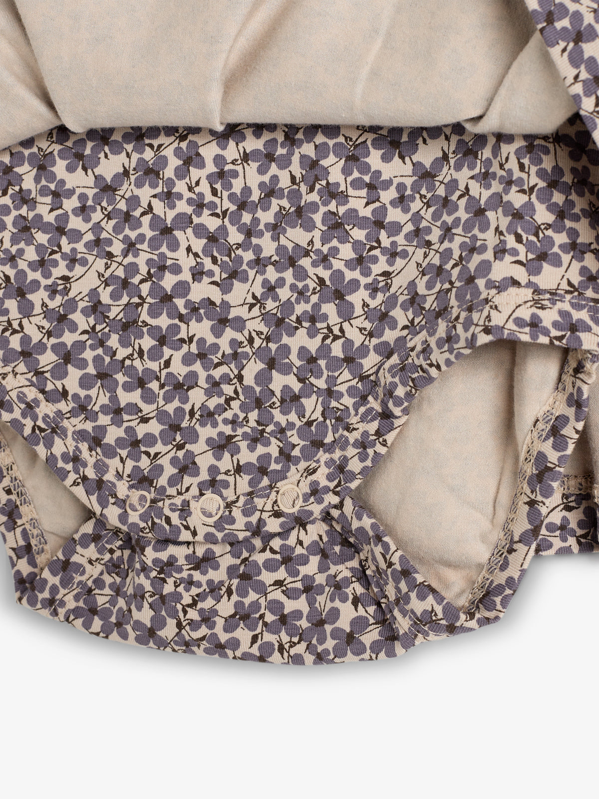 Bodydress aus Jersey mit Ditsy-Print - Little - Dusty Purple