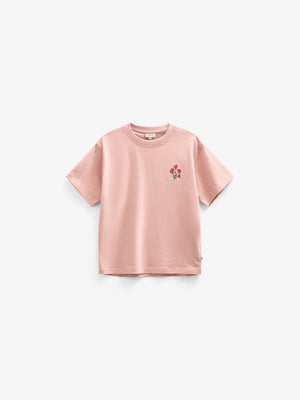 T-Shirt mit Blumenmotiv - Kids - Powder Rose | 101292 Elsa
