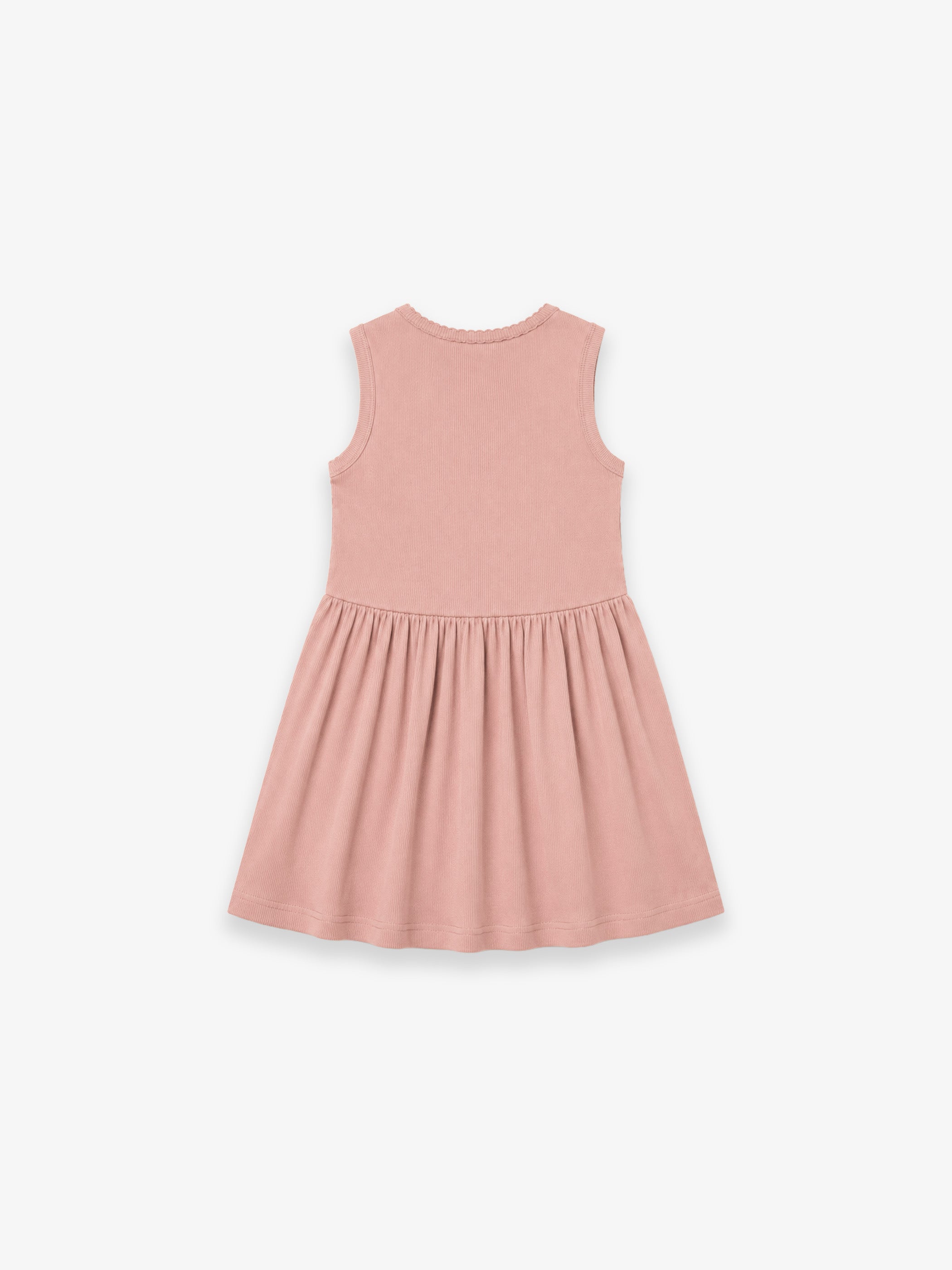 Ärmelloses Kleis aus Modalripp - Kids - Rose Tan | 101296 Lottie