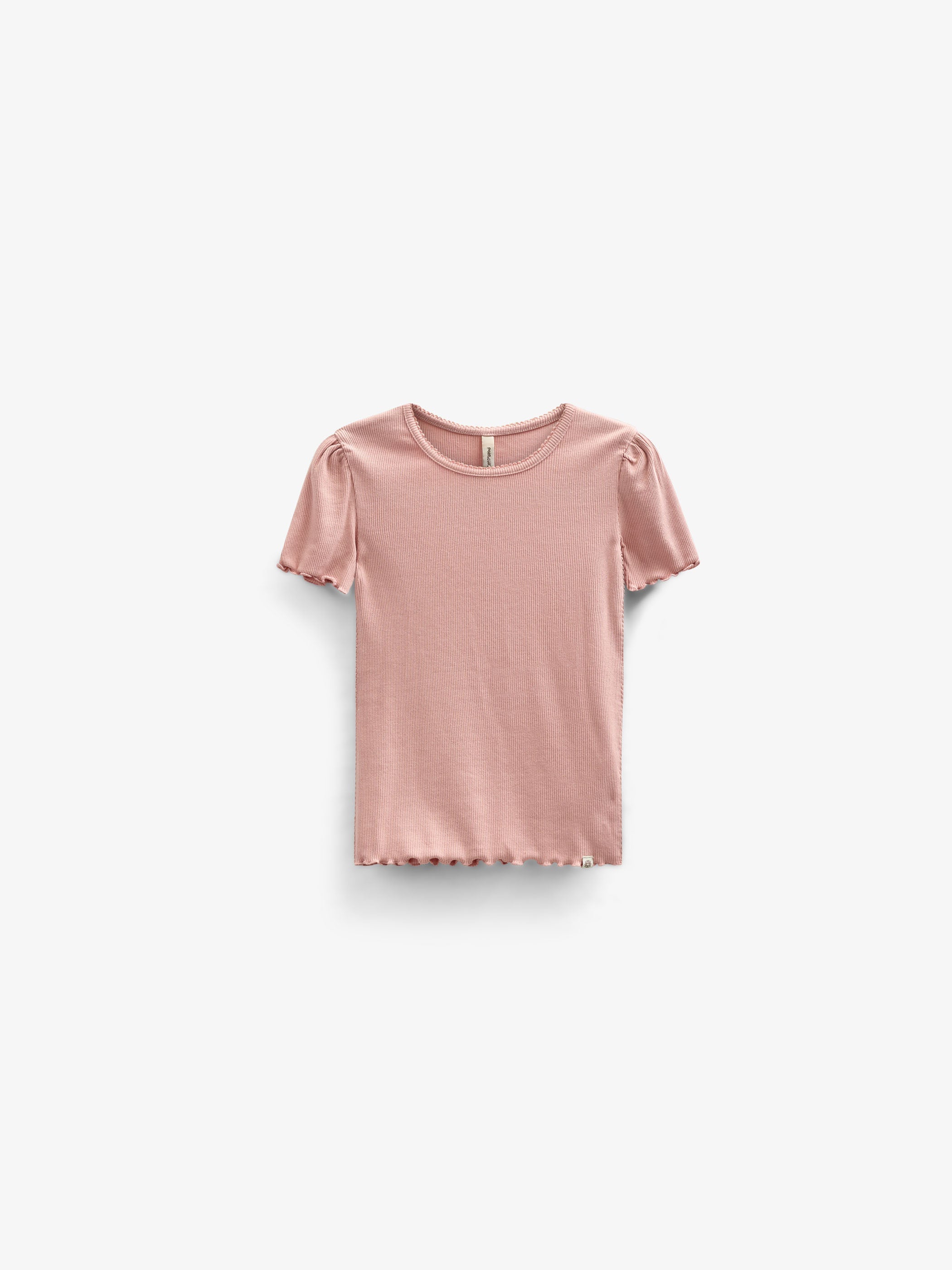 T-Shirt aus Modalripp - Kids - Rose Tan | 101298 Lottie