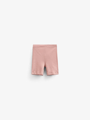 Kurze Shorts aus Modalripp - Kids - Rose Tan | 101314 Lottie