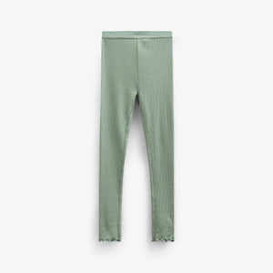 Modal-Ripp-Leggings - Tween - Dusty Green | 101327 Lottie