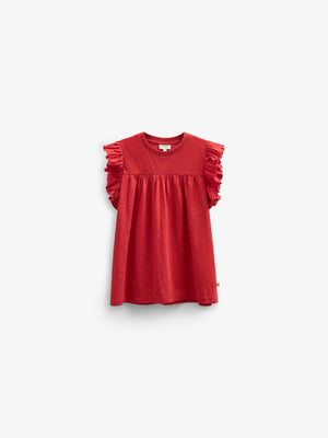 Jerseybluse - Tween - Cherry Red | 101329 Lucia