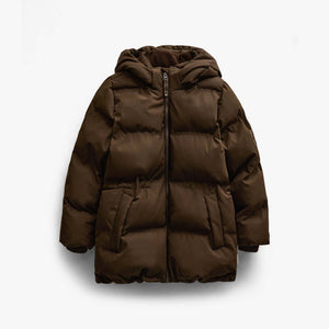 Adventure® Winterjacke mit verstellbarer Taille Tween - Dark Brown | 101414 Elenor