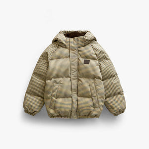 Karierte Steppjacke Tween - Brown | 101423 Riley