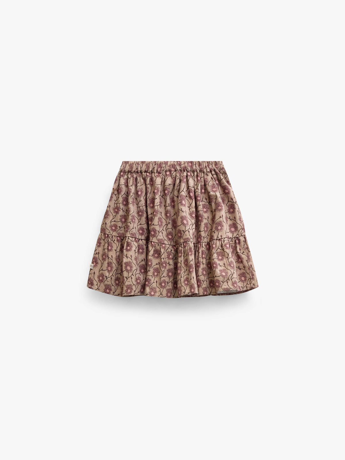 Geblümter Baumwollrock Tween - Rose/Bordeaux | 101430 Nova