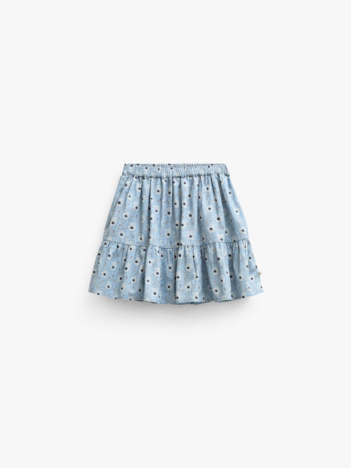 Geblümter Baumwollrock Tween - Blue/Brown | 101432 Nova