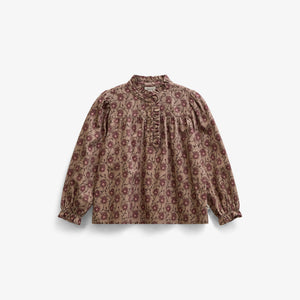 Floral Cotton Blouse - Tween - Rose/Bordeaux | 101434 Nova