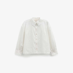 Cotton Shirt with Lace Collar - Tween - Offwhite | 101460 Holly