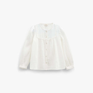 Musselinbluse Kids - Offwhite | 101461 Celina