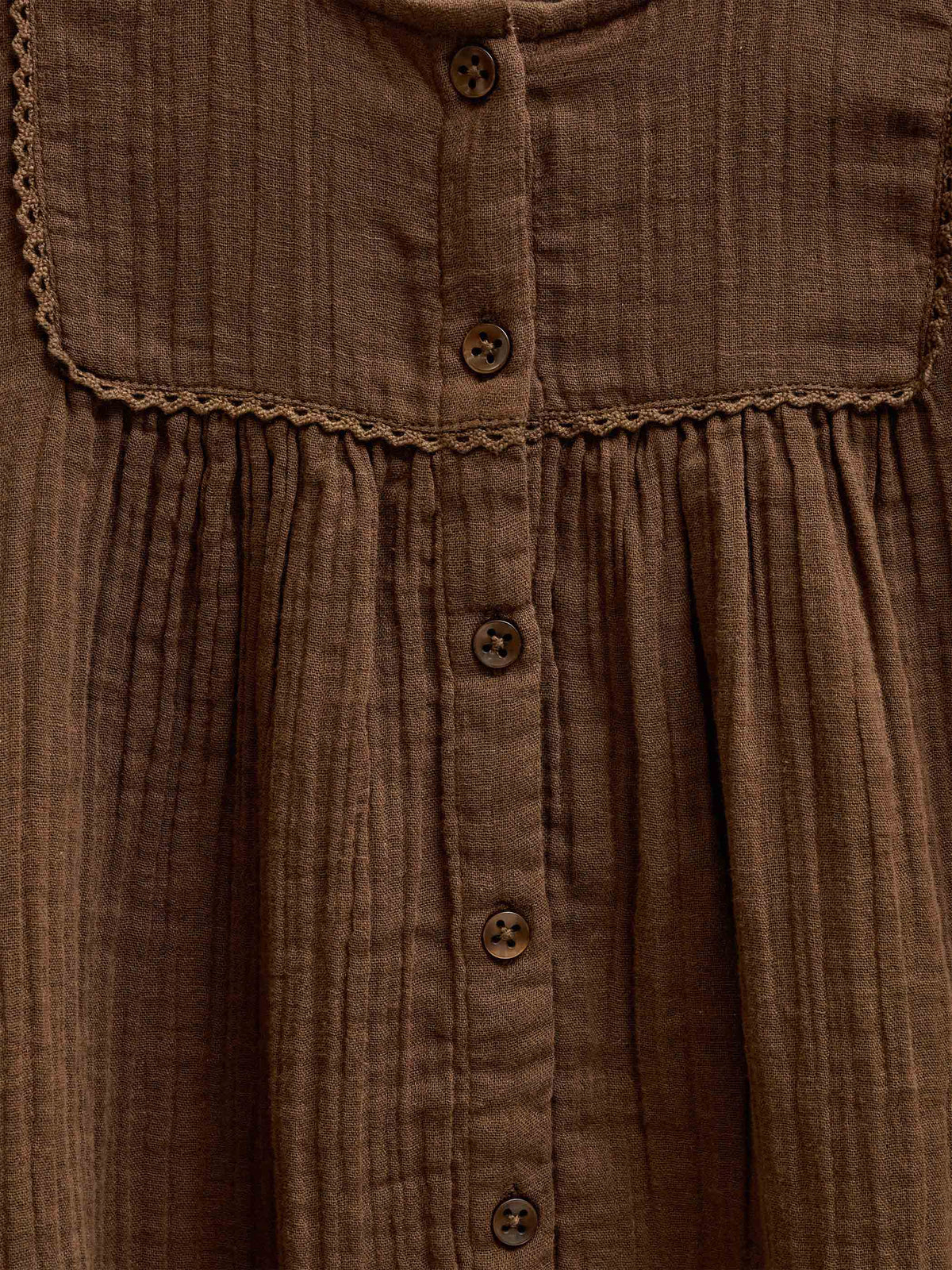 Musselinbluse Kids - Brown | 101463 Celina