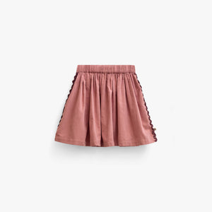 Cordrock mit Zickzackborte Kids - Dusty Rose | 101479 Sille