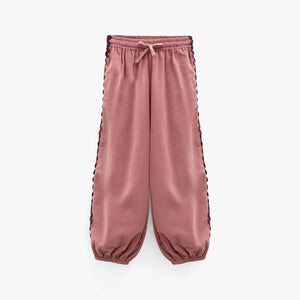 Cordhose mit Zickzackborte Tween - Dusty Rose | 101484 Sille