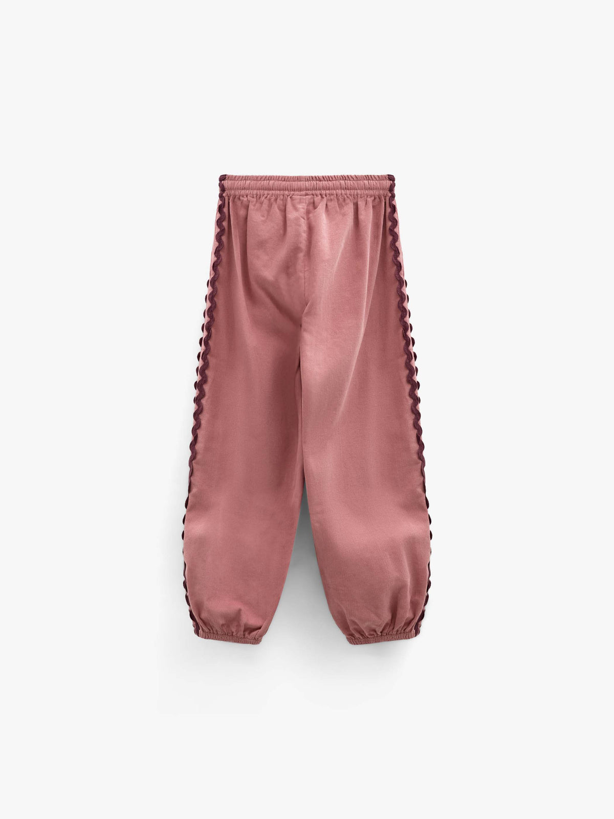Cordhose mit Zickzackborte Tween - Dusty Rose | 101484 Sille