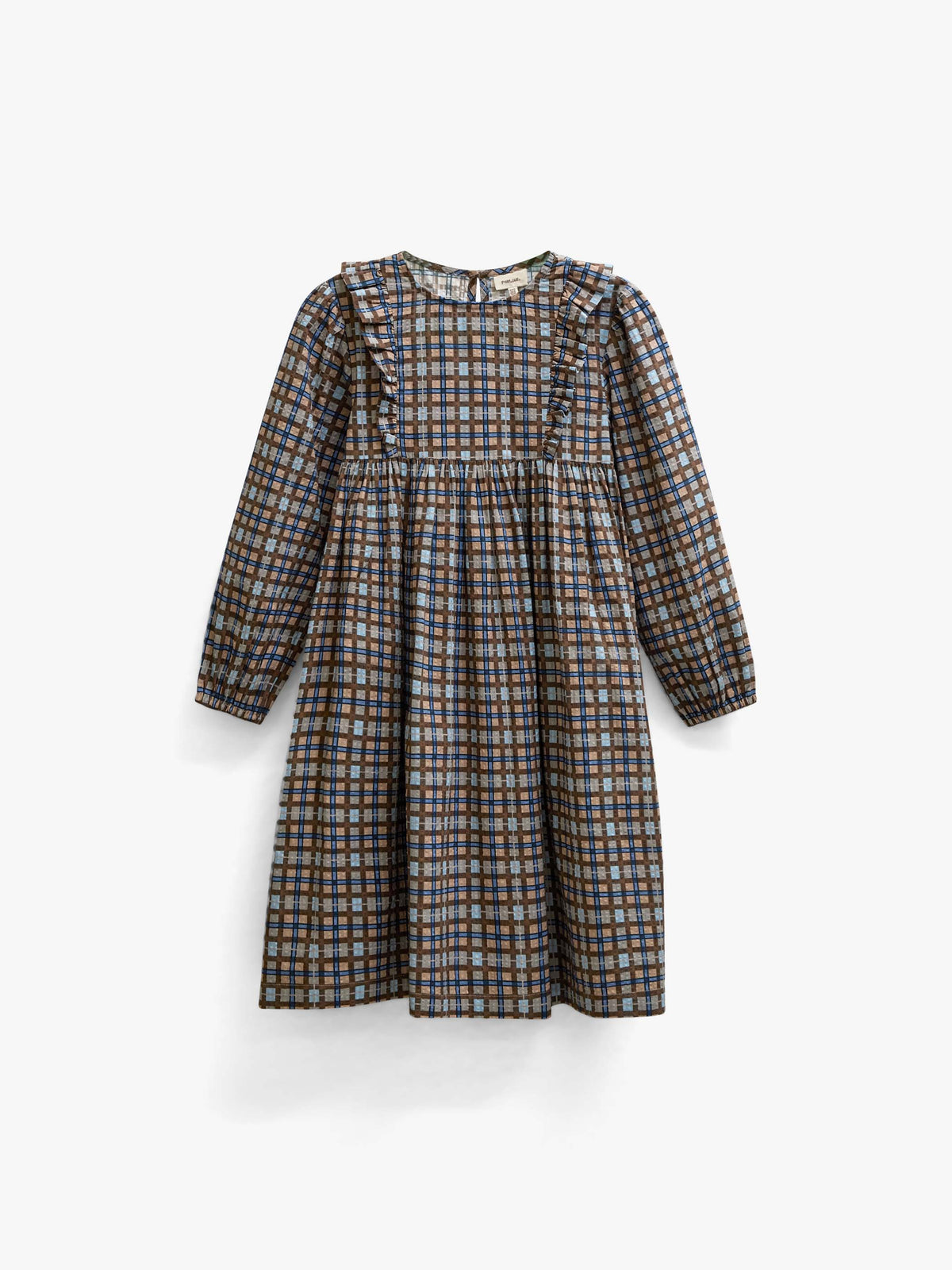 Kariertes Baumwollkleid Tween - Blue | 101488 Penny