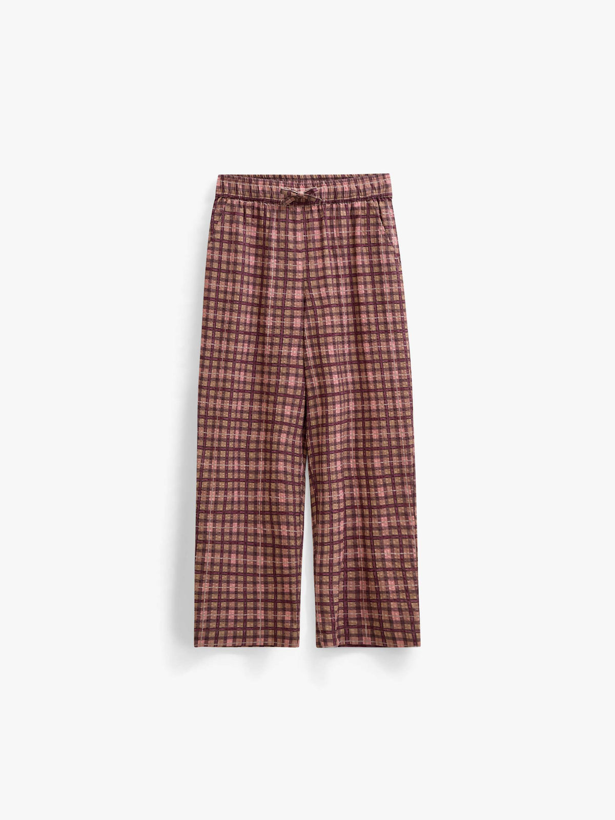 Karierte Baumwollhose Tween - Rose | 101490 Penny