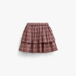Karierter Baumwollrock Tween - Rose | 101498 Penny