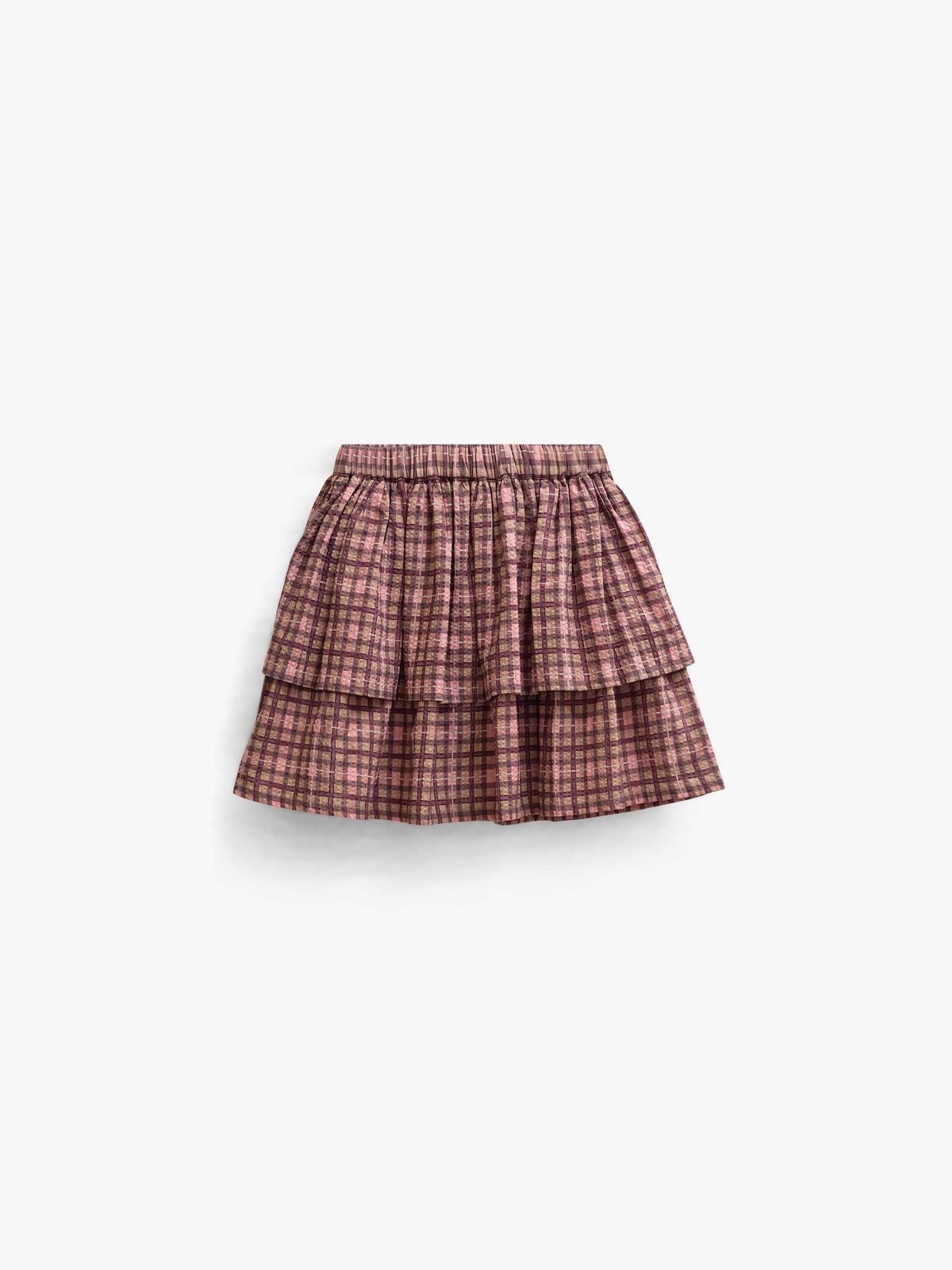 Karierter Baumwollrock Tween - Rose | 101498 Penny