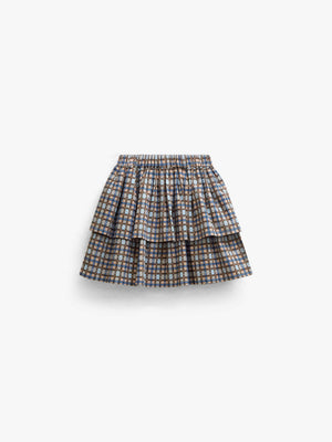 Karierter Baumwollrock Tween - Blue | 101500 Penny