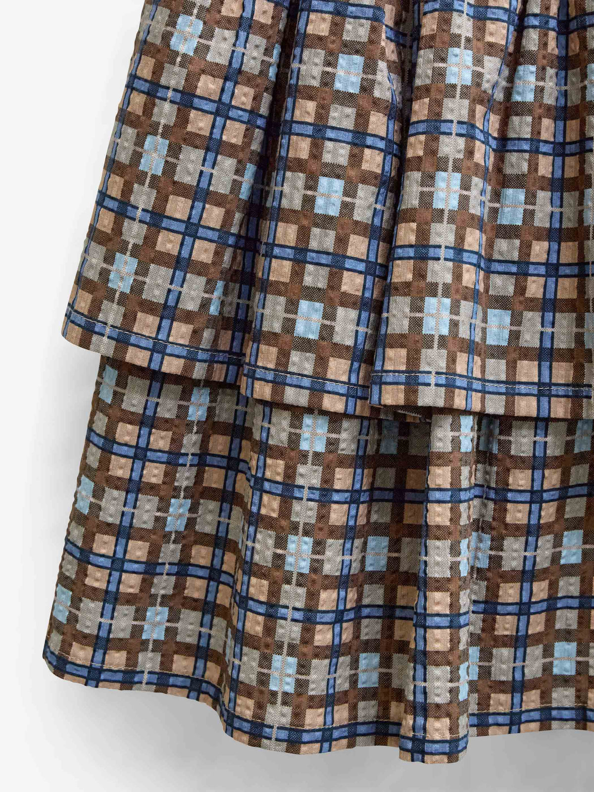 Karierter Baumwollrock Tween - Blue | 101500 Penny