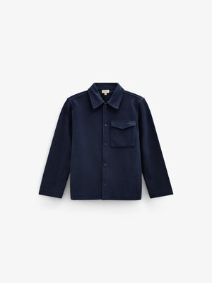 Overshirt aus strukturiertem Sweatstoff Tween - Navy | 101501 Wilder