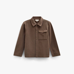 Overshirt aus strukturiertem Sweatstoff Tween - Brown | 101502 Wilder