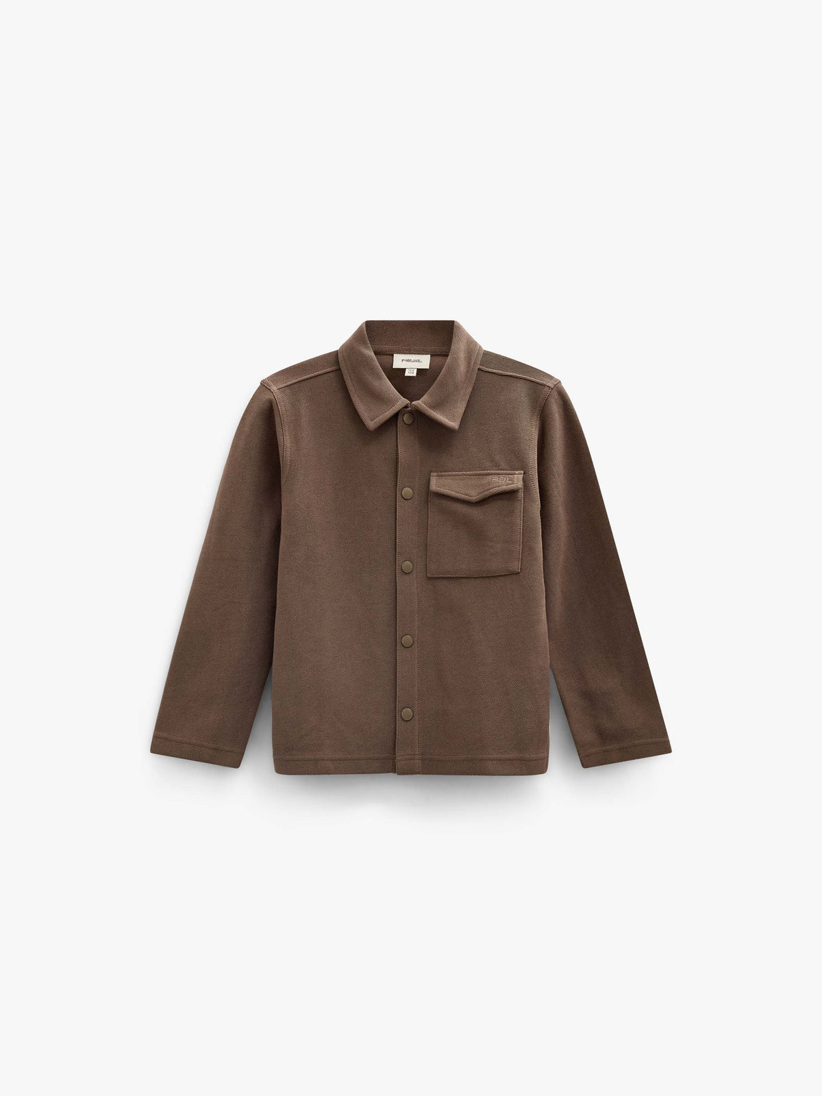 Overshirt aus strukturiertem Sweatstoff Tween - Brown | 101502 Wilder