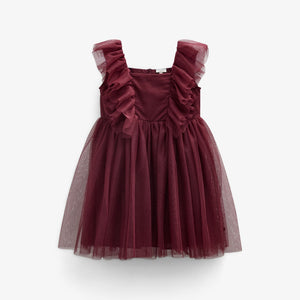 Tulle Dress - Tween - Bordeaux | 101508 Bianca