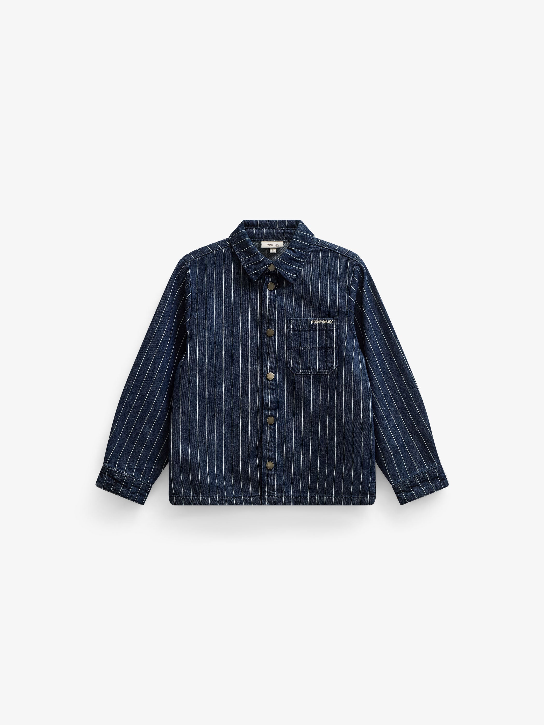 Jeans-Overshirt mit Nadelstreifen Tween - Dark Blue | 101515 Austin