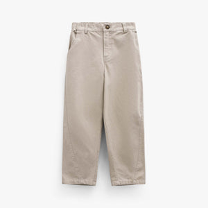 Baggy-Hose aus Canvas Tween - Light Beige | 101530 Jenna