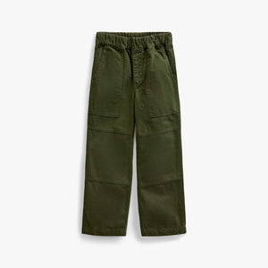 Canvas-Hose mit aufgesetzten Taschen Kids - Moss Green | 101535 Greyson