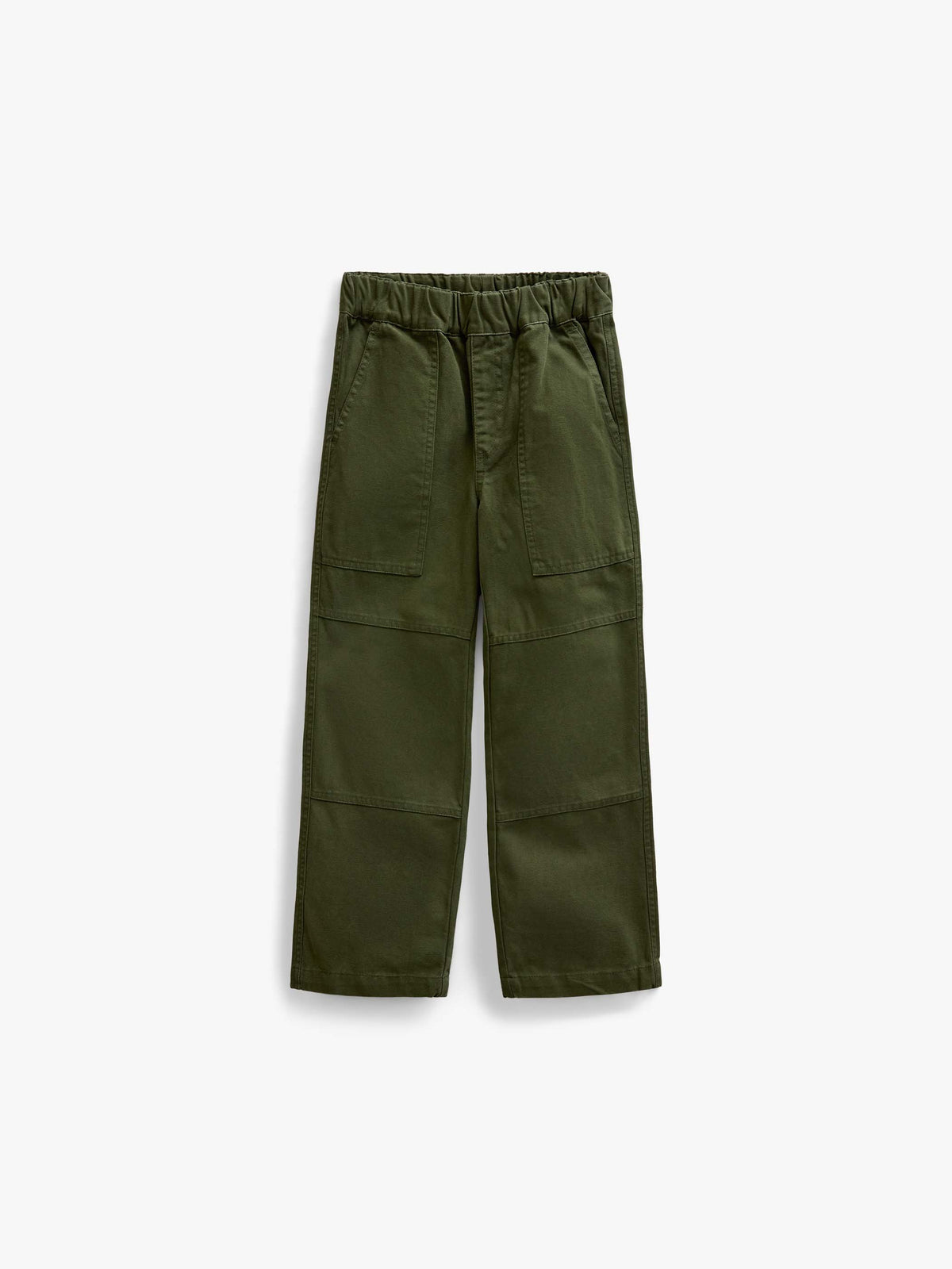 Canvas-Hose mit aufgesetzten Taschen Kids - Moss Green | 101535 Greyson