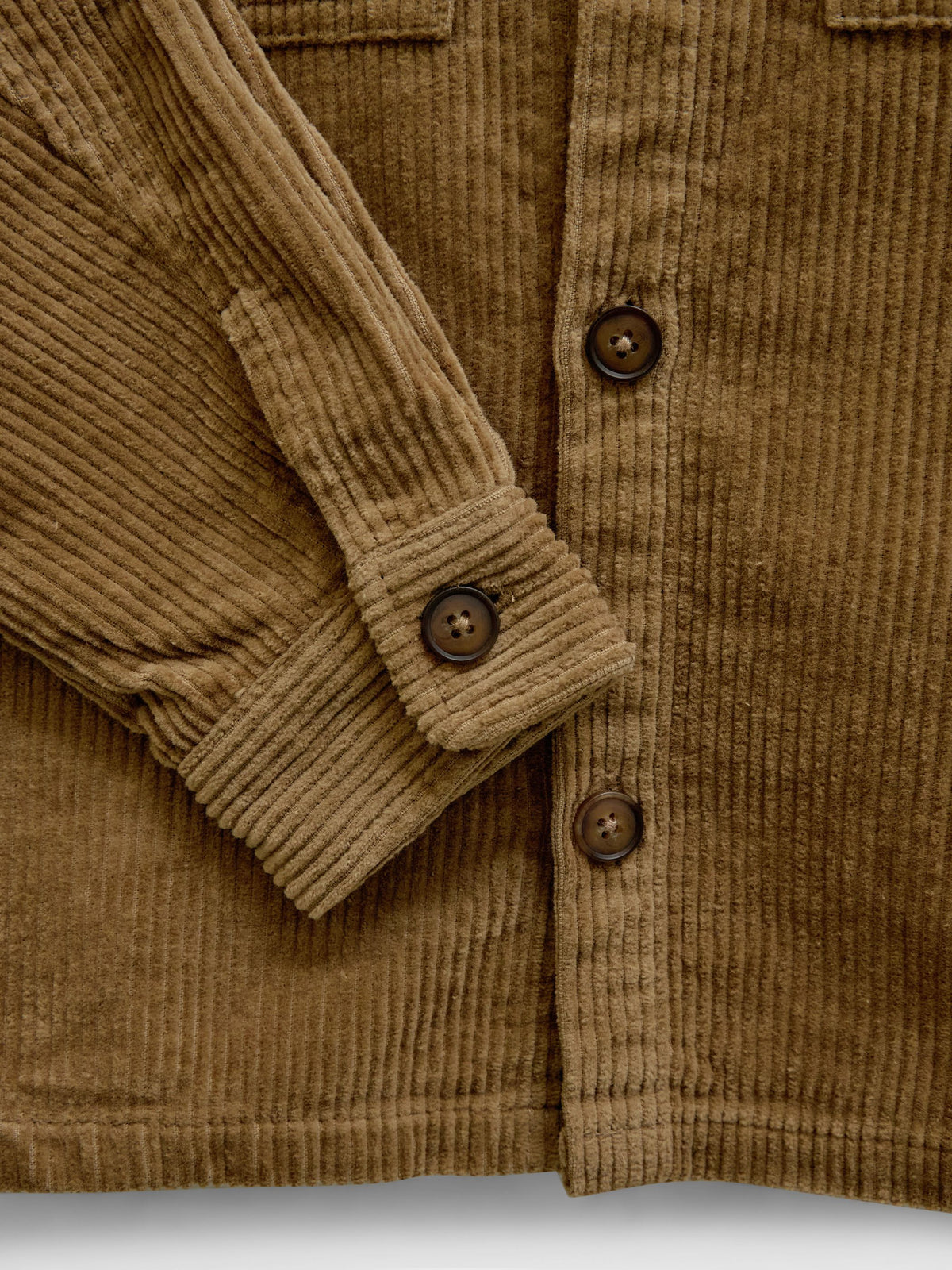 Cord-Overshirt mit aufgesetzten Taschen Kids - Khaki | 101539 Reed