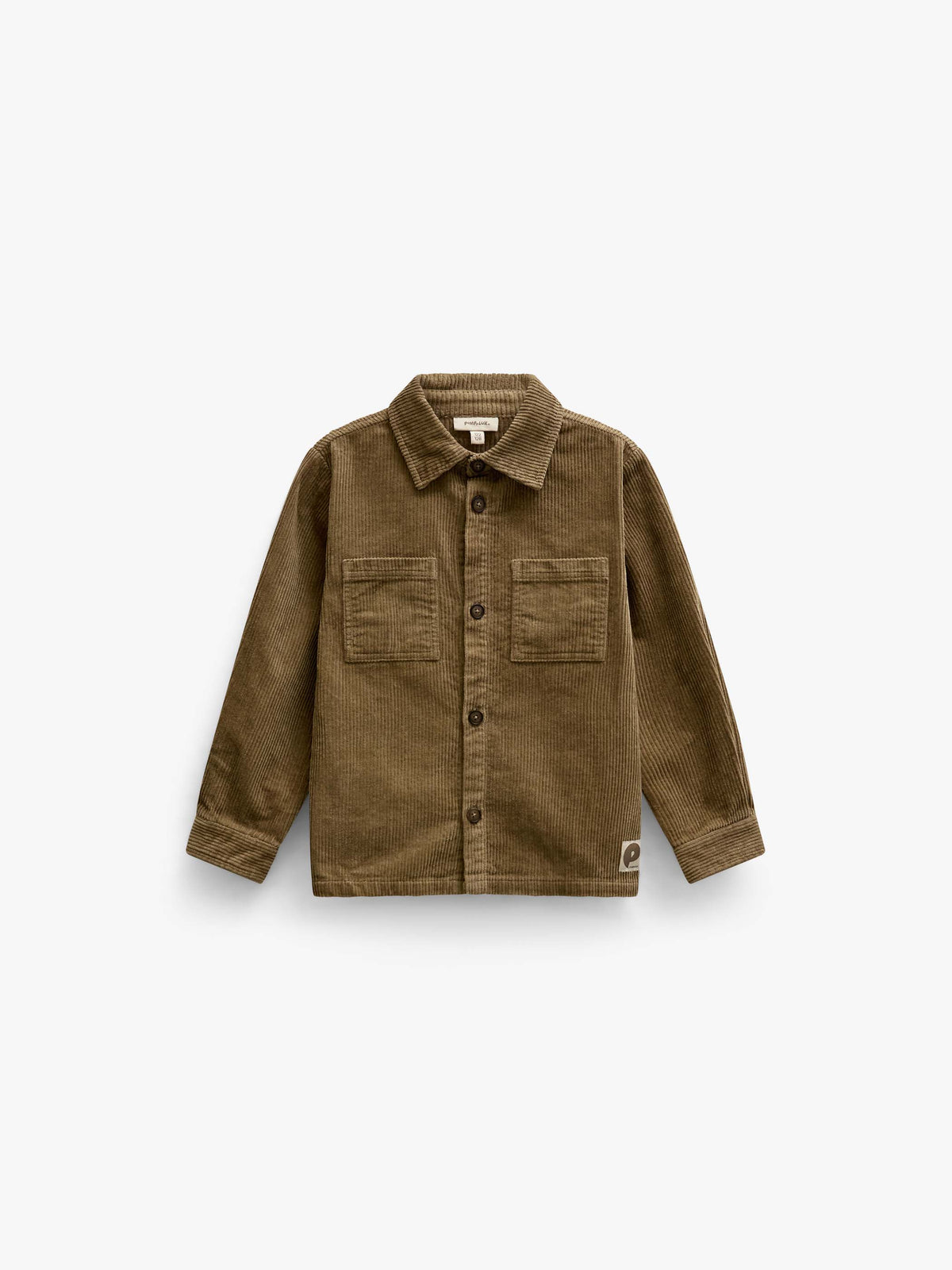Cord-Overshirt mit aufgesetzten Taschen Kids - Khaki | 101539 Reed