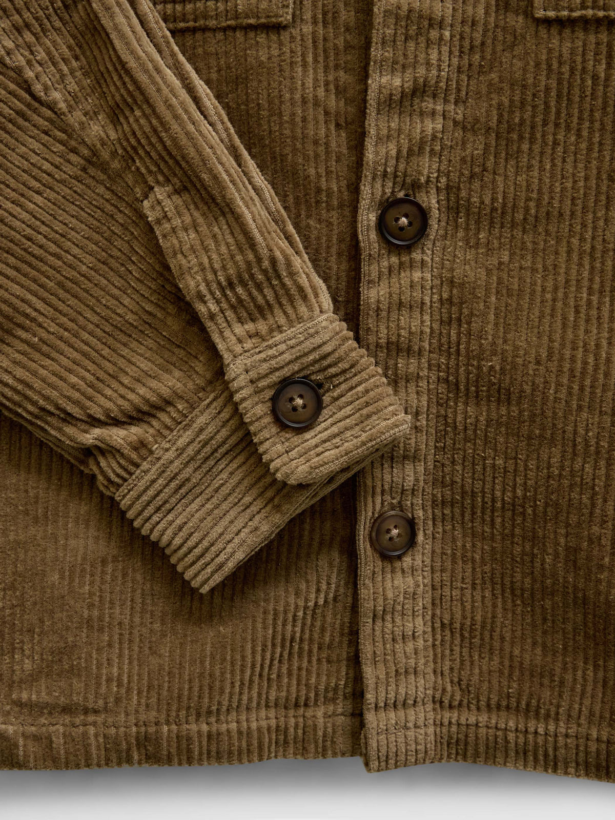 Cord-Overshirt mit aufgesetzten Taschen Kids - Khaki | 101539 Reed