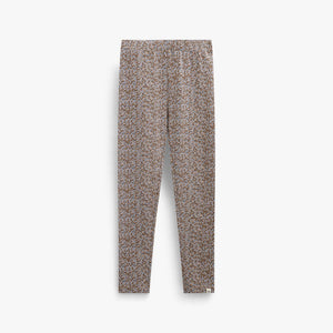 Kleingeblümte Jersey-Leggings Kids - Blue/Brown | 101549 Heidi