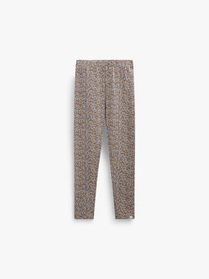 Kleingeblümte Jersey-Leggings Kids - Blue/Brown | 101549 Heidi