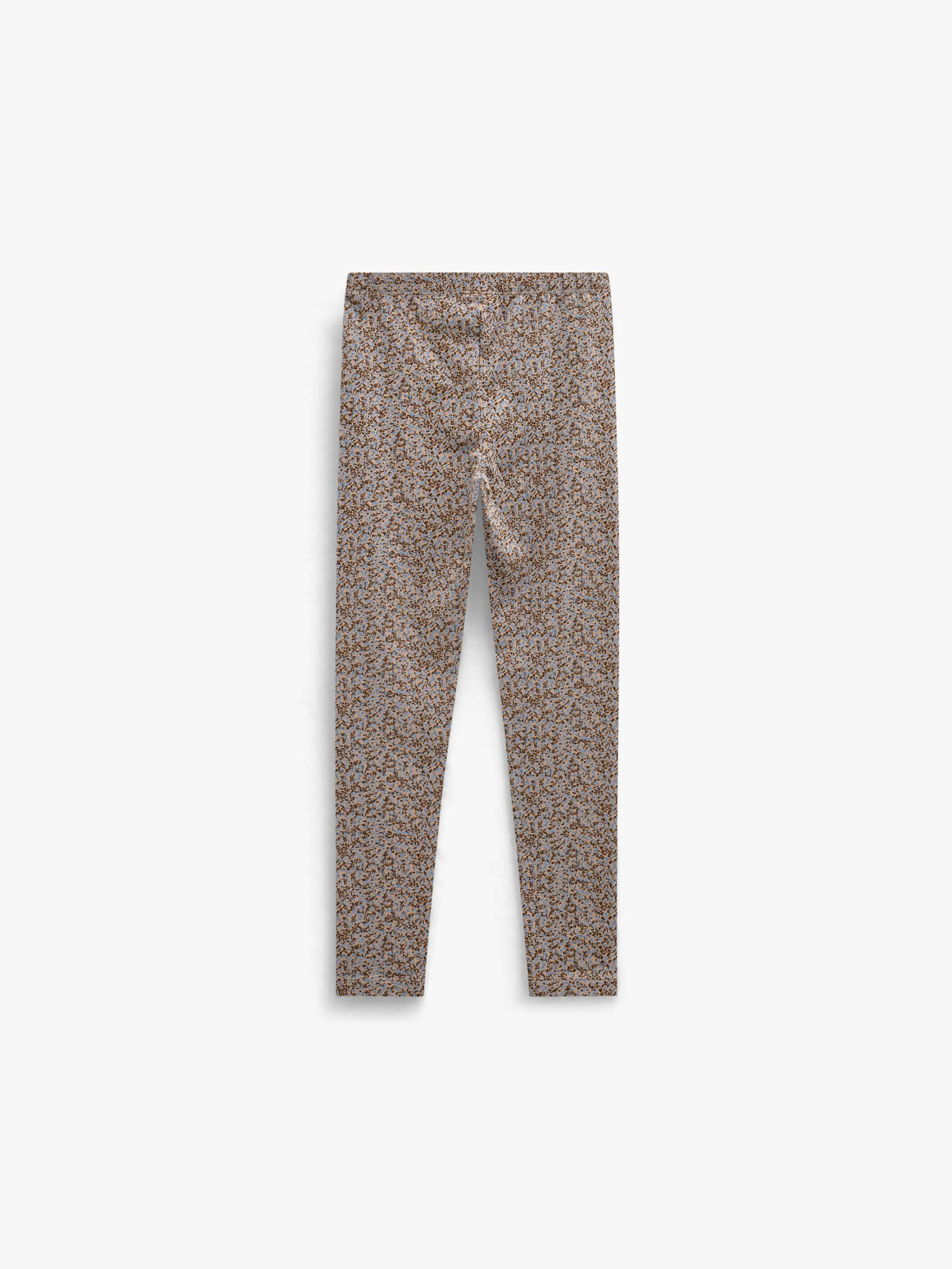 Kleingeblümte Jersey-Leggings Kids - Blue/Brown | 101549 Heidi