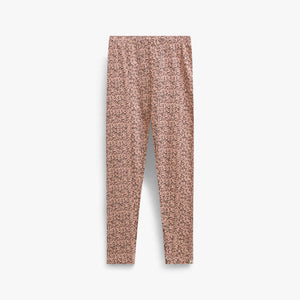 Kleingeblümte Jersey-Leggings Kids - Rose/Bordeaux | 101551 Heidi