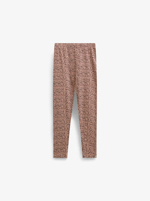 Kleingeblümte Jersey-Leggings Tween - Rose/Bordeaux | 101552 Heidi