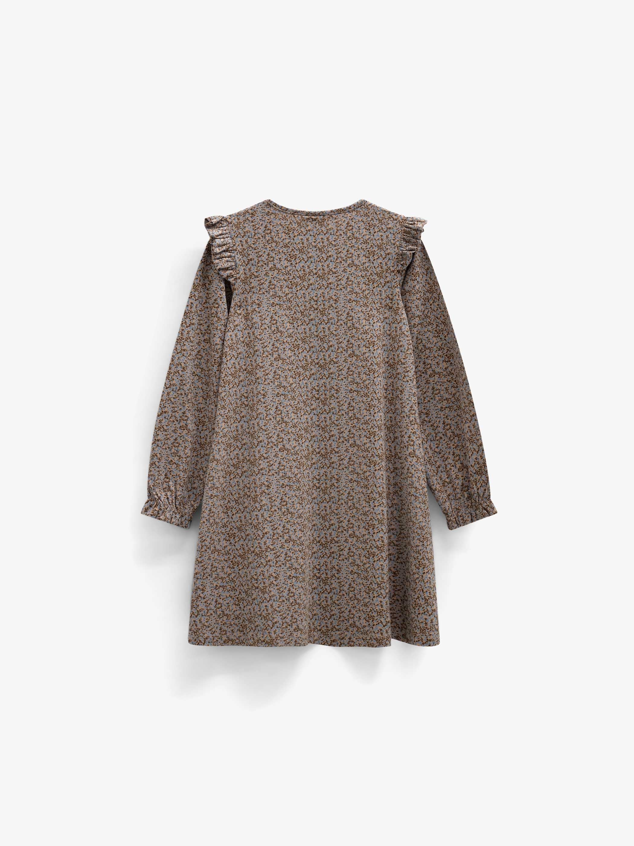 Kleingeblümtes Jerseykleid Tween - Blue/Brown | 101554 Heidi