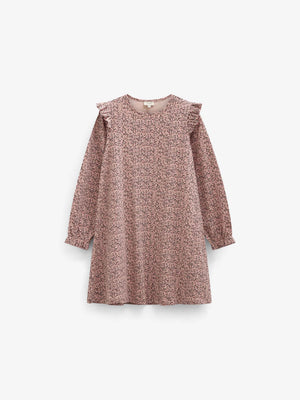 Kleingeblümtes Jerseykleid Tween - Rose/Bordeaux | 101556 Heidi