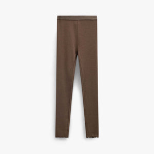 Gerippte Leggings aus Modal-Mix Kids - Brown | 101565 Lottie