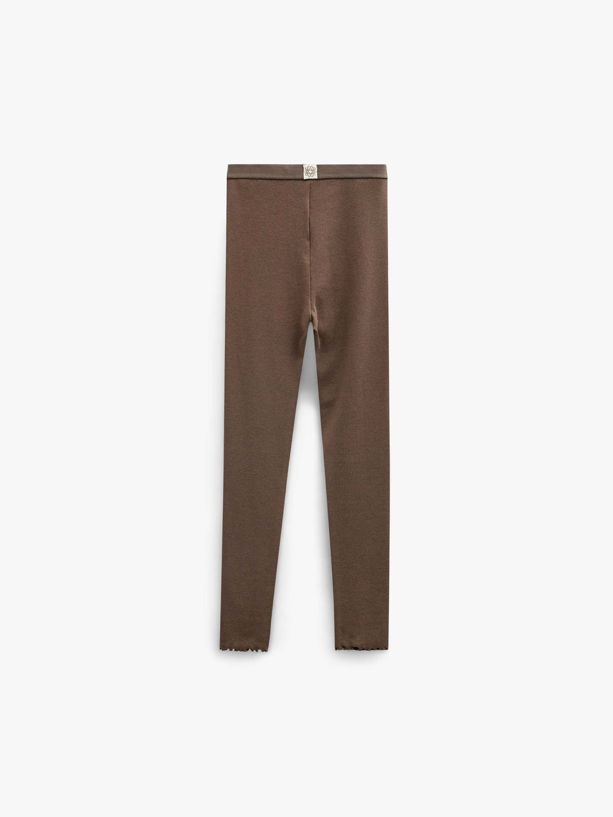 Gerippte Leggings aus Modal-Mix Tween - Brown | 101566 Lottie
